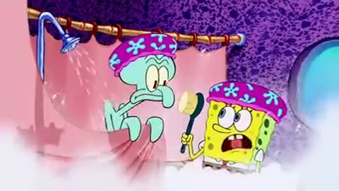 Bob Esponja en la ducha con Calamardo - Luisjefe1