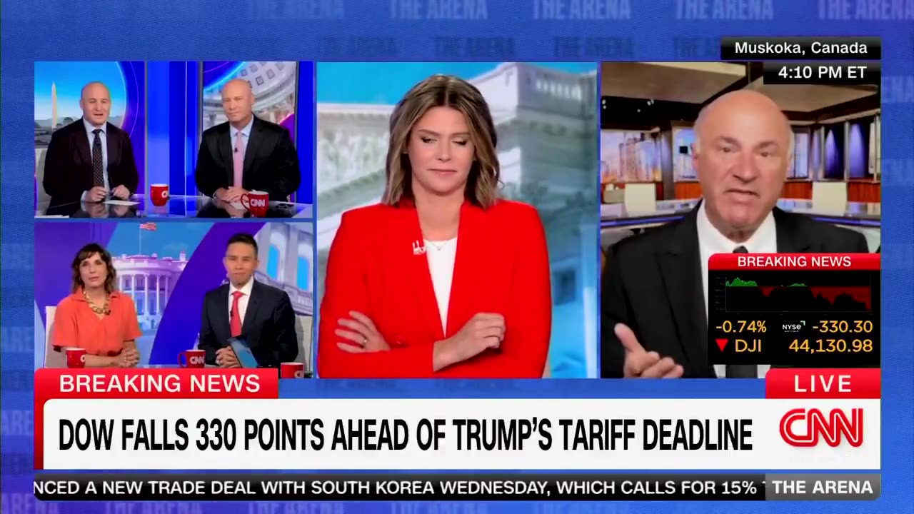 Kevin O'Leary SLAMS CNN panel over tariffs: