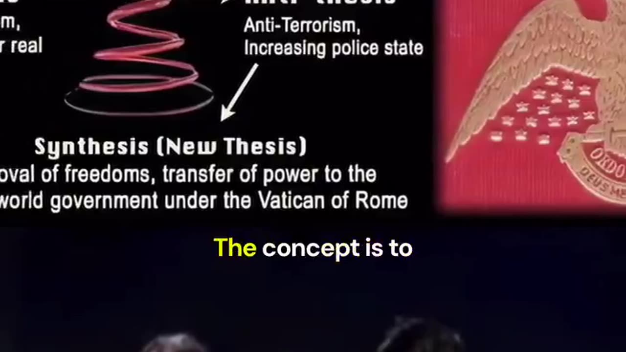 Jordan Maxwell explains the strategy of "order out of chaos".