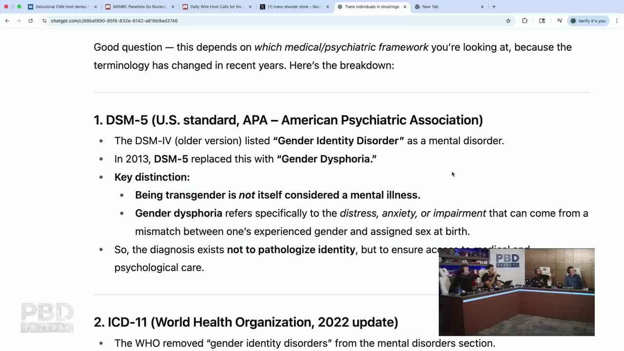 "Gender Dysphoria IS Mental Illness”