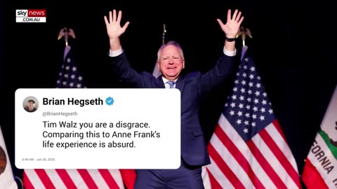 Outrage Explodes After Tim Walz Compares ICE Raids to Nazi Hunt for Anne Frank