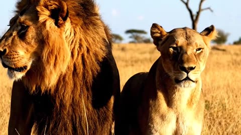 Lion and Lioness.