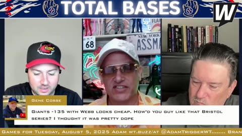 Total Bases LIVE | Your Daily MLB Betting Fix - Predictions and Best Bets for August 5