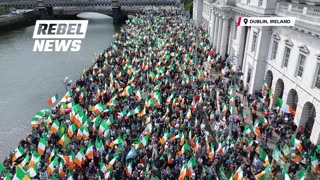 RAW: Dublin ERUPTS as Thousands March Against Mass Immigration