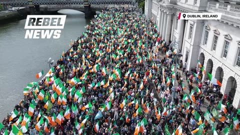 RAW: Dublin ERUPTS as Thousands March Against Mass Immigration