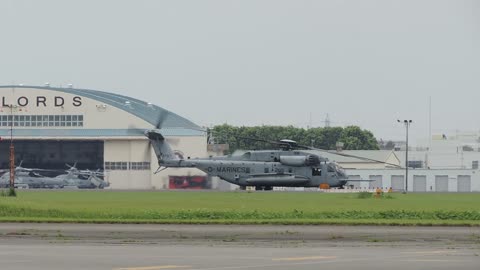 Three US Marine CH-53E's