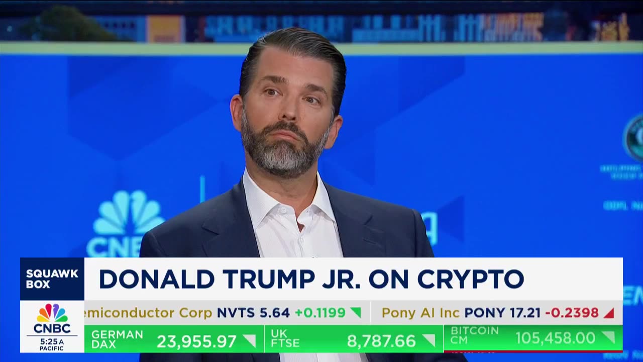 'Influence peddling': CNBC hosts nail Don Jr. on Trump family crypto schemes