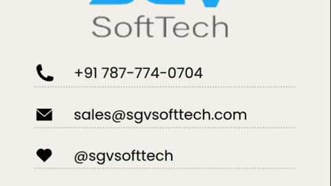 Transforming Ideas into Scalable Digital Realities With SGV SoftTech