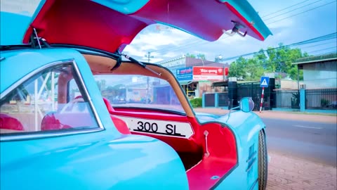 Full 213 Days Homemade Classic Supercar Mercedes Benz 300 SL