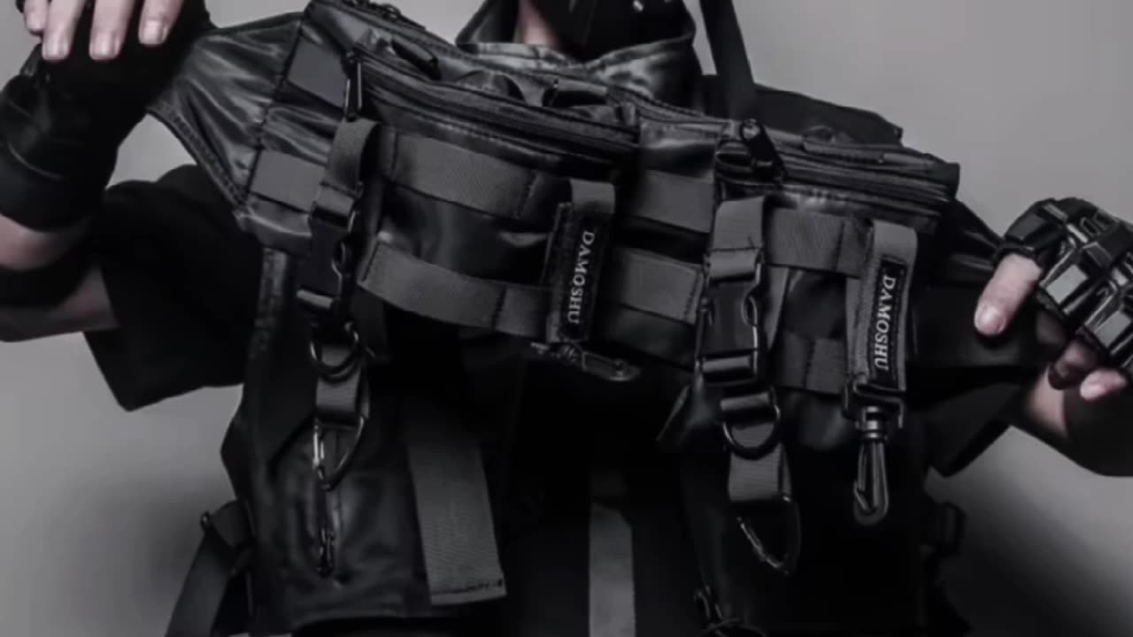 Tactical Techwear Crossbody Bag