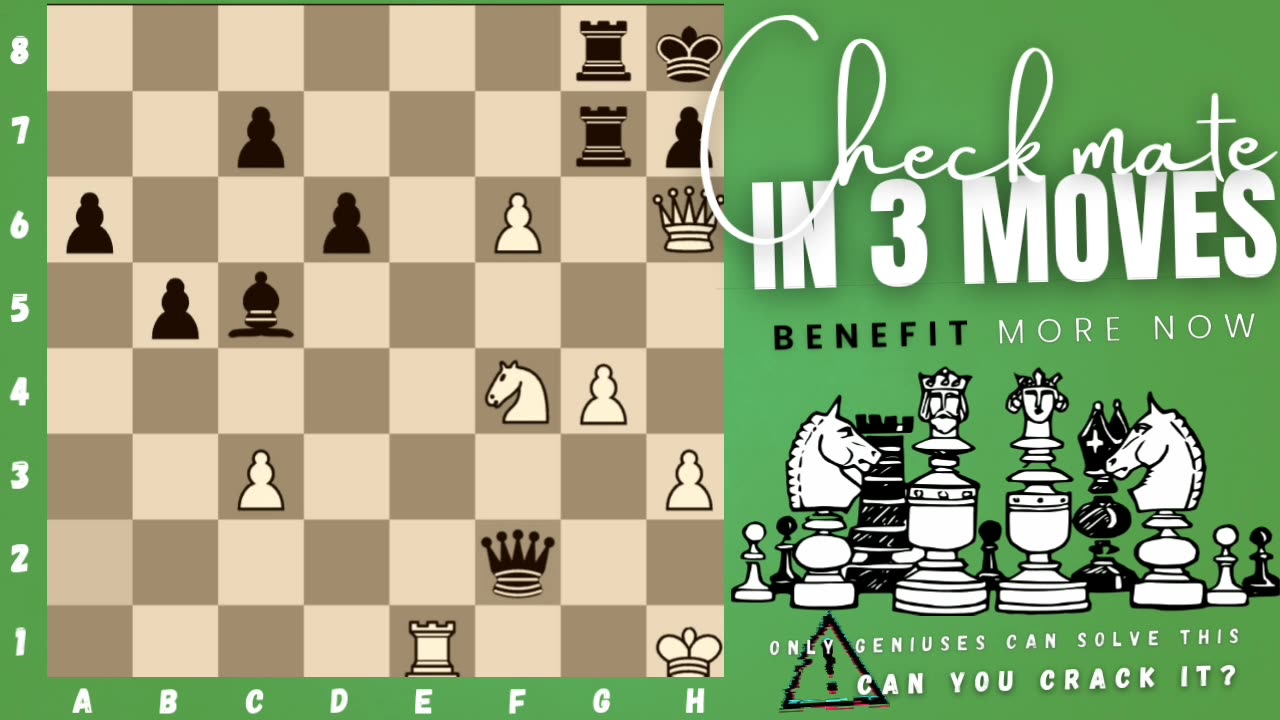 Can you checkmate in 3 moves? (P.4) (White to play)♟️