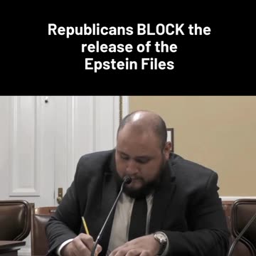 Republicans vote in committee against releasing Esptein files.