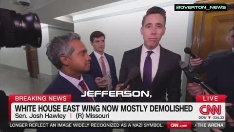 Sen Hawley dismantles CNN’s narrative about Pres Trump’s White House renovation