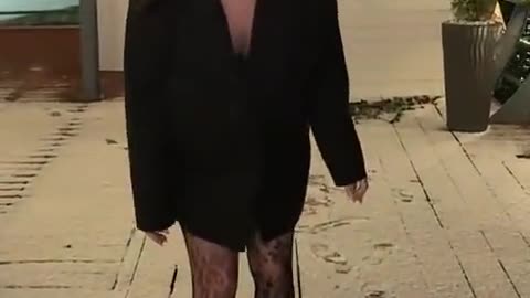 😂❄️ When Fashion Meets Frost! Impromptu Winter Runway Walk | FunFM