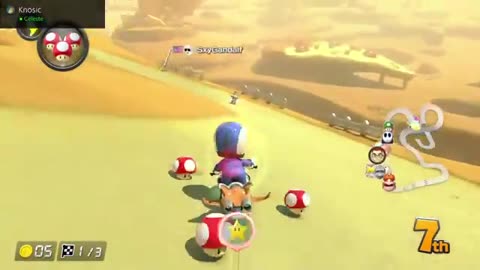 5_30_21 edition of Mario Kart 8 Deluxe. Racing with Mysticgamer