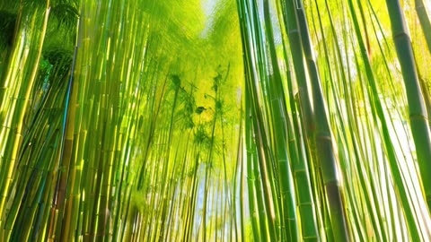 In Japan, we eat bamboo