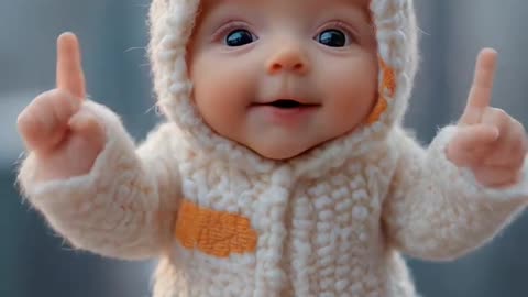So Sweet! Cutest little baby #cutebaby #babyvideos #babyreels #funnybaby #babiesofinstagram
