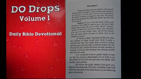 Do Drops Volume 1 Devotion 1