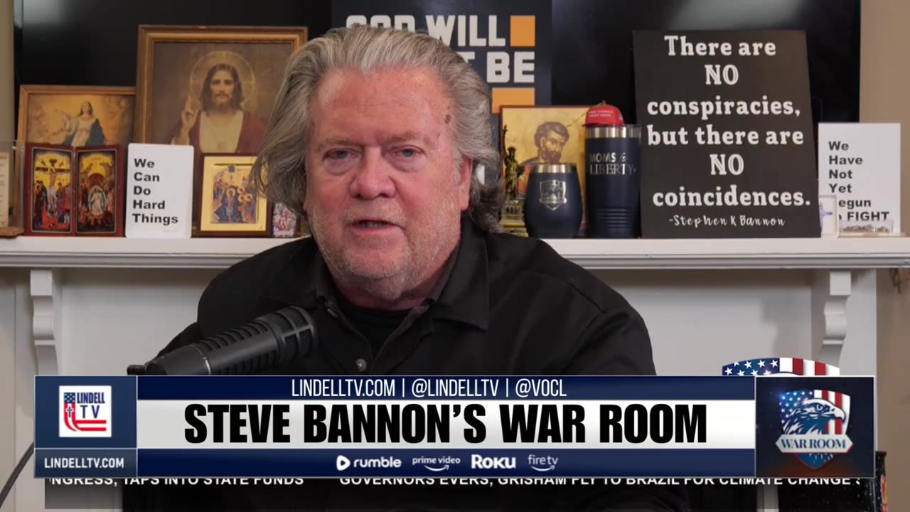 LIVE: STEVE BANNON'S WAR ROOM FRIDAY AM