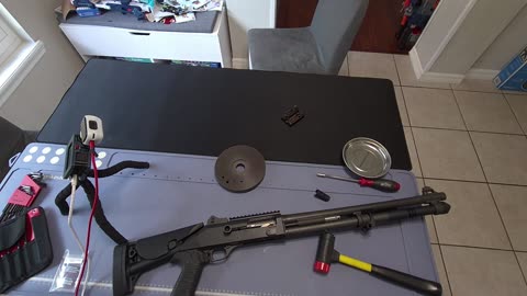 Taran Tactical Benelli M4 Oversized Bolt Release and xtra caddy Install