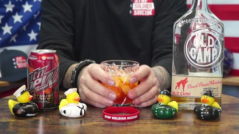 James Collins - Old Camp Peach Pecan Whiskey & Mtn Dew Gamefuel Citrus Cherry