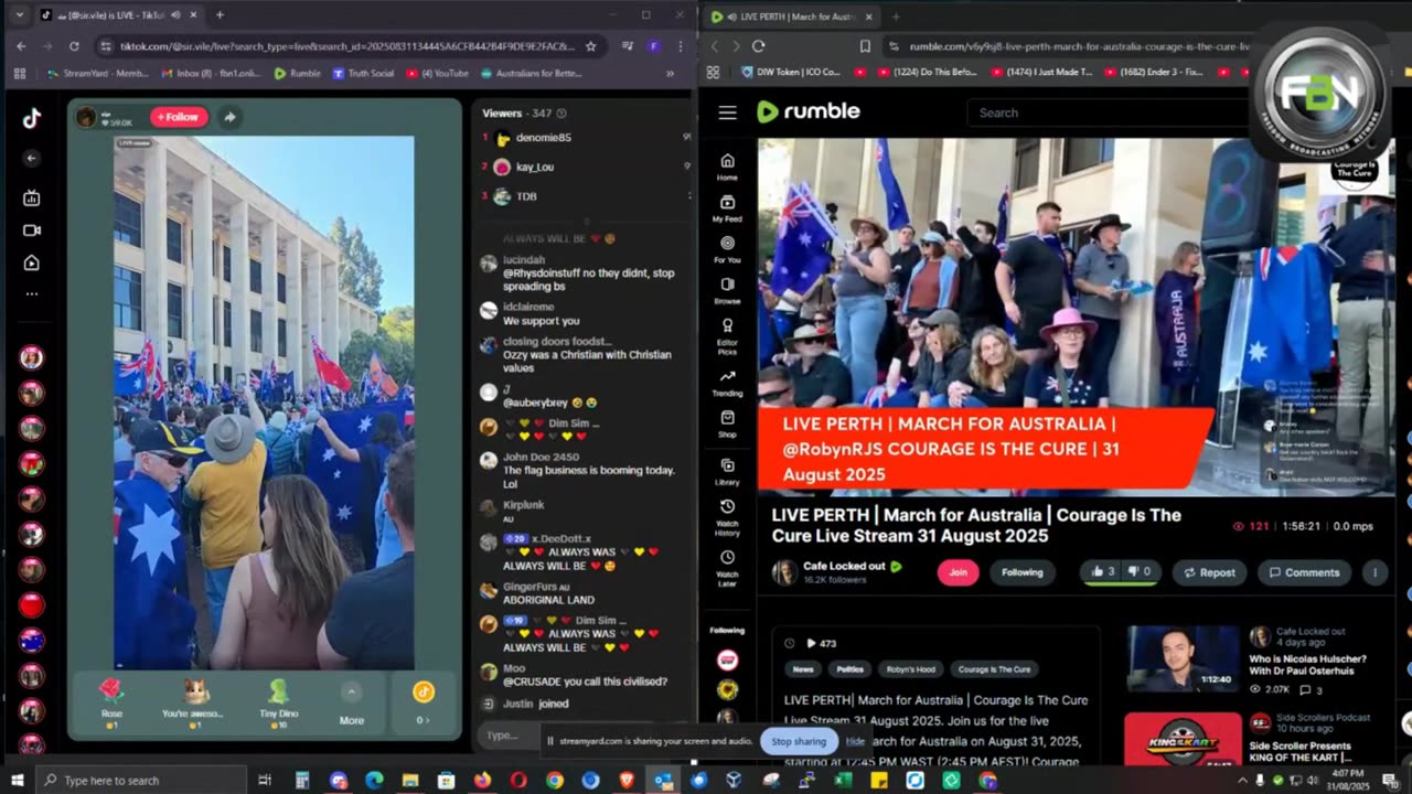 March for Australia August 31st