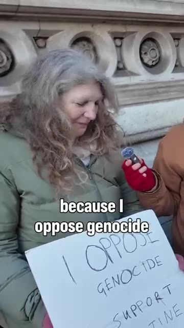 Arrested for protesting AGAINST the Genocide, but ok to Protest for the Genocide