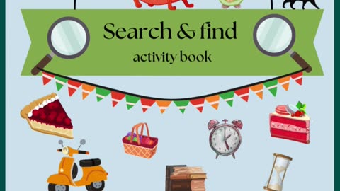 A search and find activity book