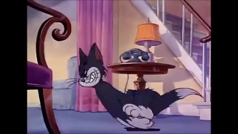 Tom and Jerry - Trap Happy (1946) Spanking
