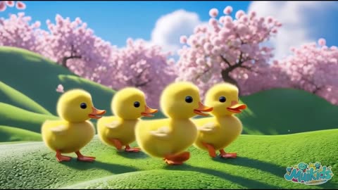 EFISODE 5 Five Little Ducks | Nursery Rhyme & Kids Songs | MuiKids