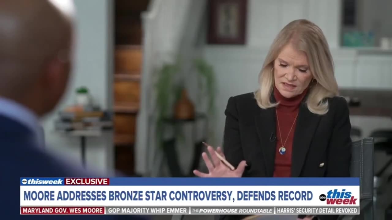ABC Host Calls Out Gov Wes Moore for Receiving Bronze Star