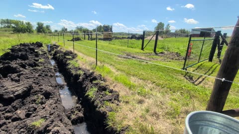 INSTALLING Water Line to Horse Pasture #diy #horses