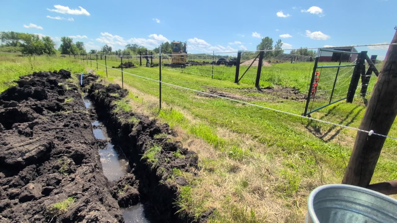 INSTALLING Water Line to Horse Pasture #diy #horses