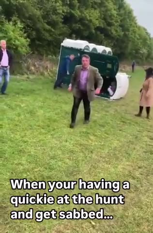 Don't cheat inside a porta potty