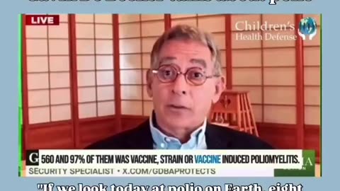 "97% Of Polio Paralysis Is Caused By The Polio Vaccine" Gavin de Becker