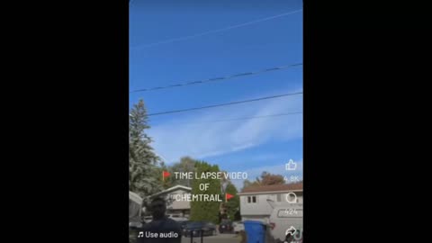 Time Lapse of a Chemtrail. (no sound)