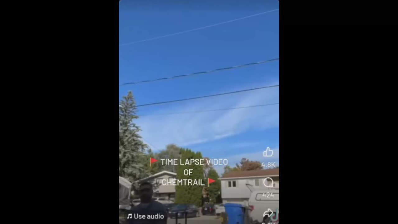 Time Lapse of a Chemtrail. (no sound)