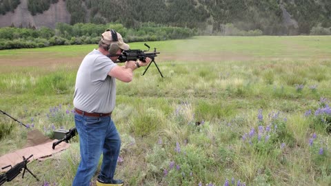 First time with an M249 SAW