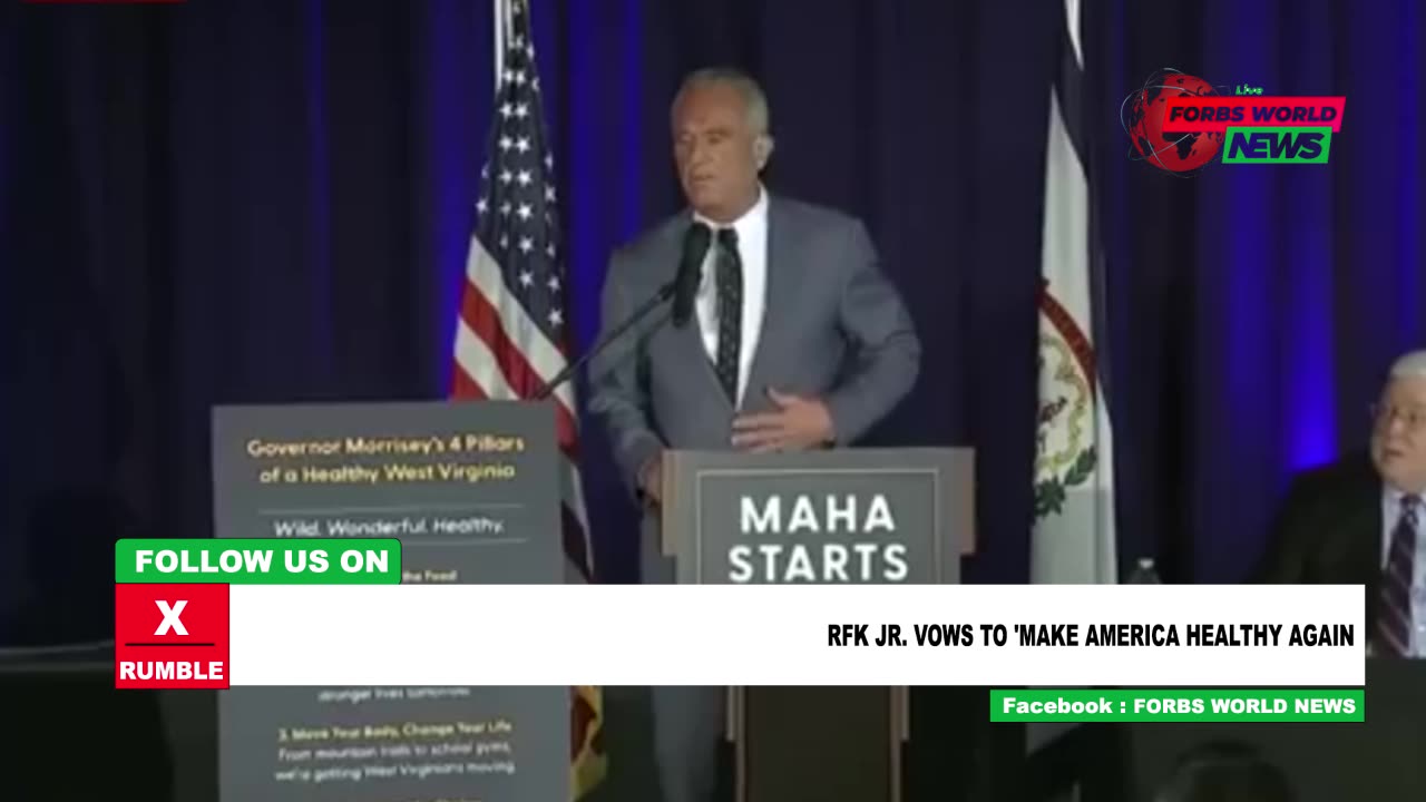 RFK vows to "Make America Healthy Again"