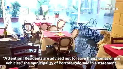 Une île italienne emportée par la mer