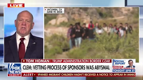 Border Czar, Tom Homan discusses the danger facing migrant children at the border