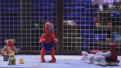Baby Want More - Robot Chicken spanking scene