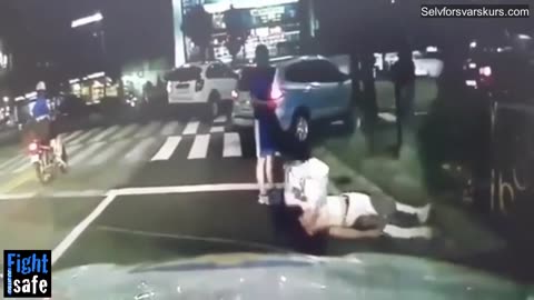 🥋💥 Korean Police Officer Drops Aggressor with Judo Throw! | FCN