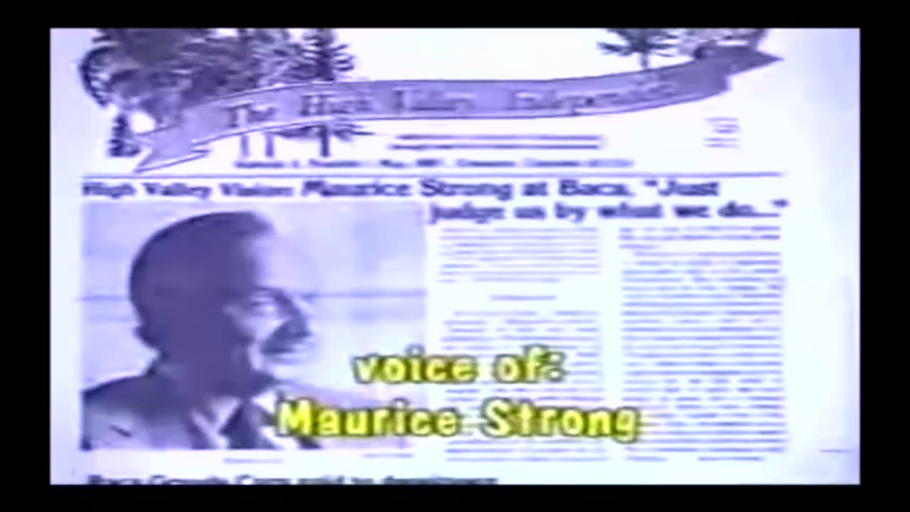 UNCED 1992 - Rothschild als Kopf der Planung all dessen...