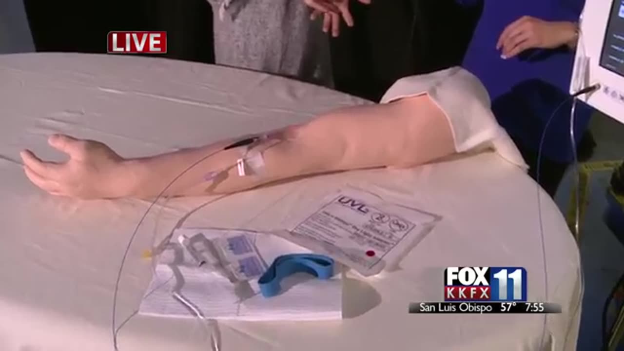 Injecting UV Light into veins to mitigate Flu - Trump was right again