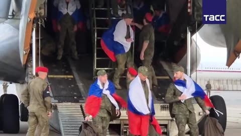 🔁🇷🇺 Russia Ukraine War | Russian POWs Return Home After Exchange | RCF