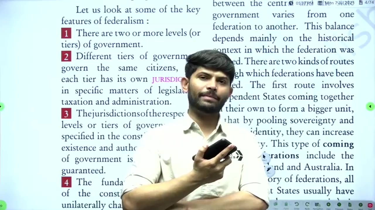 History Ch 2 Federalism lecture 1