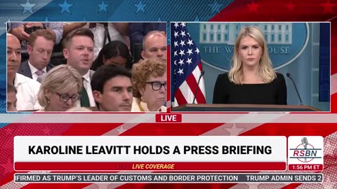 RSBN White House Press Secretary Karoline Leavitt Holds a Press Briefing - 6-19-25