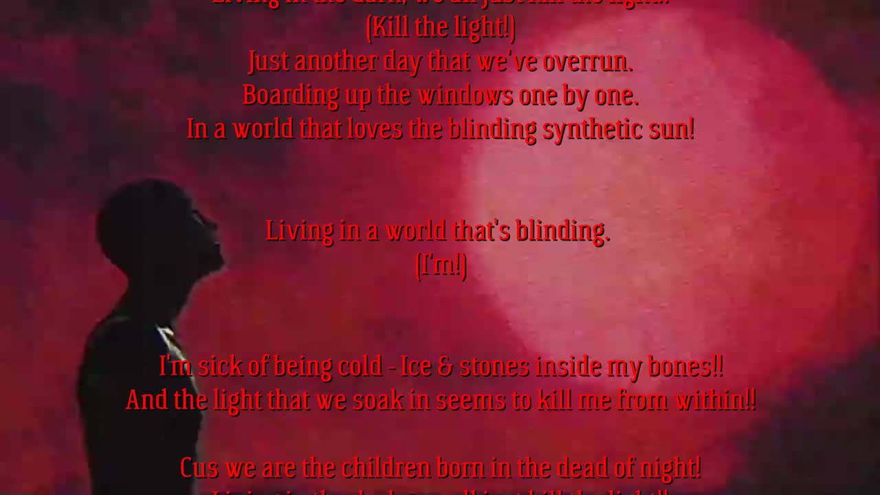 Wolves At The Gate ~ SYNTHETIC SUN ( O V ) { Lyrics } Remix 1 Christcore Slowed PC