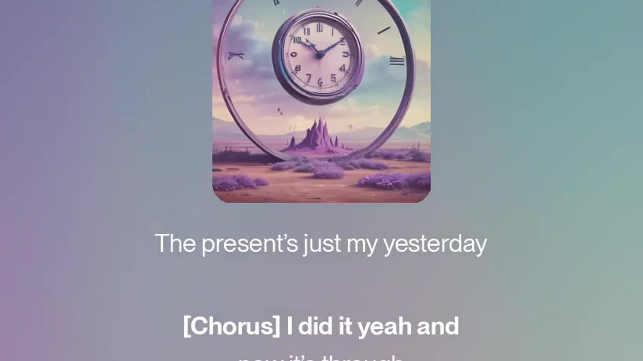 starts with “I can” and ends in “I did — and now I can’t undo it.”